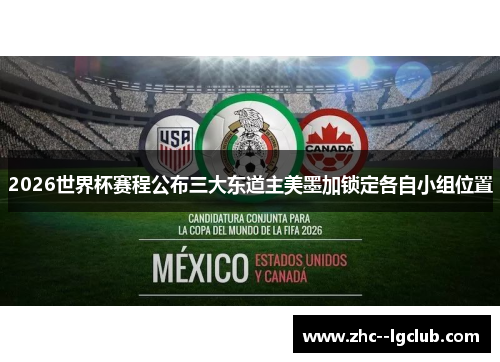 2026世界杯赛程公布三大东道主美墨加锁定各自小组位置